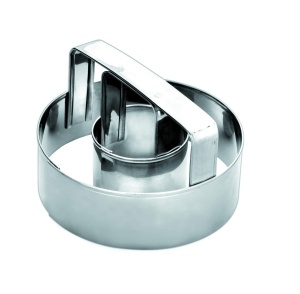 Decupator Donut Ibili din Otel Inoxidabil, 7.5 cm, Culoare Argintie