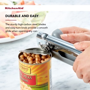 Deschizator de conserve KitchenAid, multifunctional, ergonomic, gri - Img 7