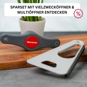 Deschizator universal Westmark Sieger-Twist, 17 cm, otel si cauciuc, culori diverse - Img 7