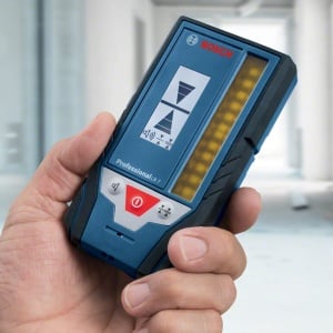 Detector laser Bosch Professional LR 7, raza 5-50 m, rosu si verde, cu baterii AAA - Img 2