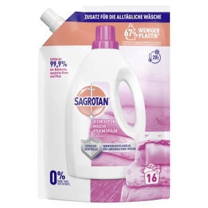 Detergent de rufe Sagrotan Wasche-Hygienespuler Sensitiv, 5 x 1,2 l, Fara parfum - Img 2