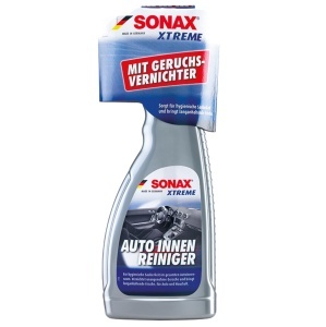 Detergent interior auto Sonax 221.241 500ml, neutralizator de mirosuri, gri