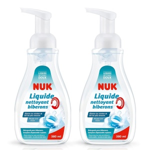 Detergent lichid pentru sticle NUK, set 2 flacoane, fara parfum