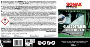 Detergent pentru geamuri SONAX PROFILINE Concentrat 1L - Solutie curatare profesionala - Img 2