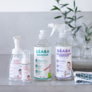 Detergent pentru vase BEABA, 100 natural, fara parfum, 2x500 ml - Img 3