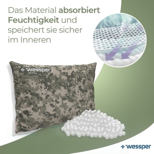 Dezumidificator Wessper AquaDryer, 300g, reutilizabil, culoare camuflaj - Img 4