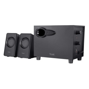 Difuzor pentru PC Trust Avora 21 cu subwoofer 18 W 9 W RMS difuzoare pentru computer dimensiuni compacte functionare prin USB mufa AUX de 35 mm set de - Img 8