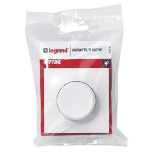Dimmer cu buton Legrand Neptune 300 W Alb - Img 4
