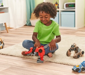 Dinozaur Transformabil VTech Switch and Go Dinos Fighter-Velociraptor cu Efecte Luminoase si Sonore - Img 4