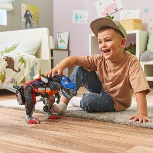 Dinozaur Transformabil VTech Switch and Go Dinos Super-T-Rex 3-in-1 cu LCD si Sunete - Img 2