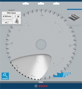 Disc Bosch PRO Steel 355 mm pentru taiere otel Precizie si Eficienta - Img 2