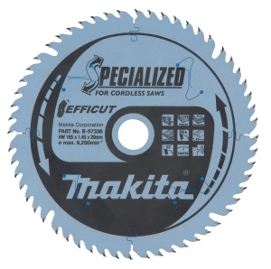 Disc circular Makita B-57336, 165 mm, 56 dinti, unghi 23, pentru lemn si MDF