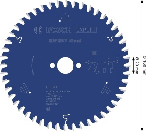 Disc Saw Bosch EXPERT Wood, 160x2,21,6x20 mm, 48 dinti - Img 3