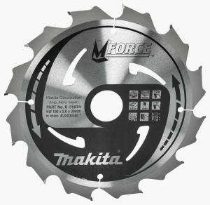 Disc Saw Makita B-31974 190mm, 30mm Gaurire, 12 Zaini