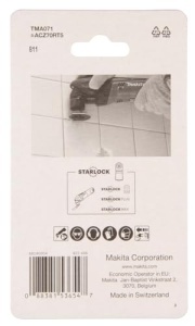 Disc segment multitool Makita B-65040, 70 mm, granulatie 50, pentru mortar si beton - Img 3