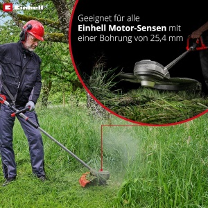 Disc Senzor Einhell Dickichtmesser 255, 3 Zane, 255 mm, 25,4 mm - Img 2