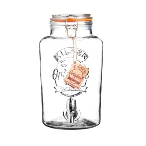 Dispenser de bauturi Kilner 5L transparent cu robinet, 18,2cm x 25,4cm x 31,5cm - Img 7