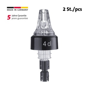Dispenser pentru bauturi Westmark, set 2 bucati, 4 cl, plastic transparent - Img 2
