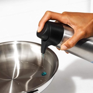 Dispenser pentru Sapun OXO Good Grips din Otel Inoxidabil, 425 ml - Img 5