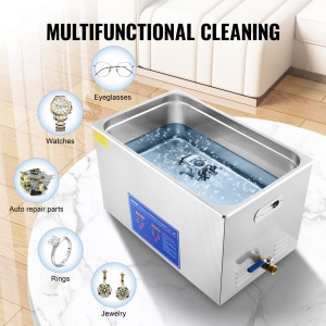 Dispozitiv de Curatare cu Ultrasunete VEVOR 30 L, 600 W, din Otel Inoxidabil - Img 5