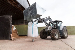 Dispozitiv de golire BigBag Kerbl 29428, controlabil, metal zincat, 459 mm - Img 5