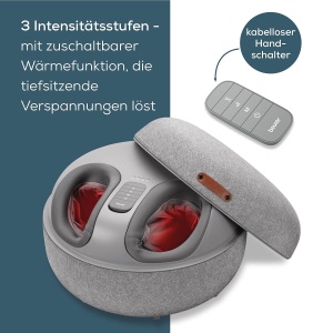 Dispozitiv de Masaj pentru Picioare Beurer FM 120, 2-in-1, cu Functie de Calorifer, Design Modern - Img 4