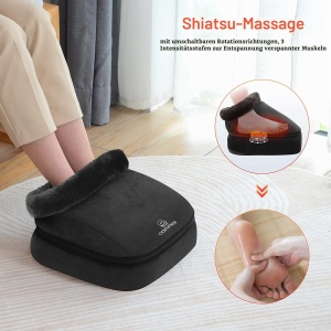 Dispozitiv de masaj pentru picioare COMFIER, 2-in-1, cu caldura, 8 noduri de masaj - Img 2