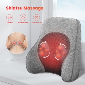 Dispozitiv de Masaj pentru Spate COMFIER, Ergonomic, cu Functie de Incalzire, 4 Noduri Shiatsu - Img 3