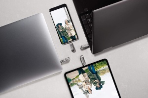 Dispozitiv de Stocare SanDisk Ultra Dual Drive Luxe 1TB, USB Type-C si Type-A, Metal - Img 5