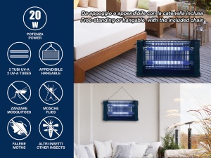 Dispozitiv electric de eliminare a insectelor BEPER P206ZAN020, 20 W, cu lumina UV - Img 2