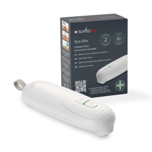 Dispozitiv pentru tratarea intepaturilor de insecte Nuvita 2110, compact, cu 2 setari de temperatura