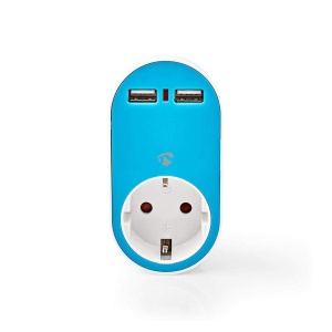 Distribuitor de priza Nedis cu 2 prize, Eurostecker - Img 6