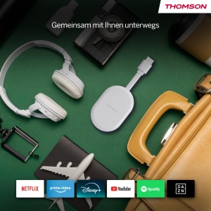 Dongle Streaming 4K UHD Thomson Go Cast 152, 32GB, Alb - Img 4