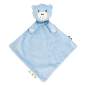 Doudou Maxi Chicco, jucarie din plus, 40x47cm, cu muzica clasica, albastru