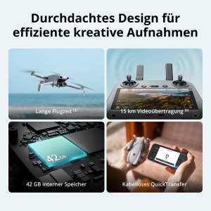 Drona DJI Lito X1 Fly More Combo, 3 acumulatori, RC 2, 15 km transmisie video - Img 9