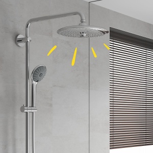 Dus cu apa economica GROHE Vitalio Joy 260, 3 tipuri de jet, crom - Img 7