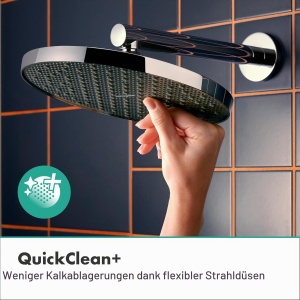 Dus cu cap de dus hansgrohe Activera S, 240 mm, EcoSmart, crom - Img 4