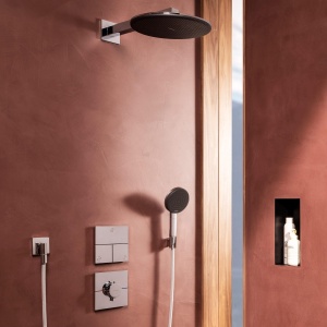 Dus cu cap de dus hansgrohe Raindance Alive S 300 mm, Crom, 2 Straluri - Img 7
