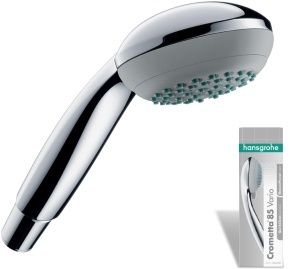 Dus cu mana hansgrohe Crometta 85, 2 tipuri de jet, crom, 85 mm