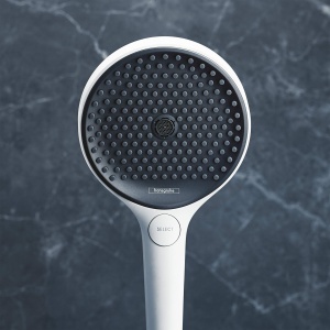 Dus cu mana hansgrohe Rainfinity 130mm, 3 tipuri de jeturi, alb mat - Img 5