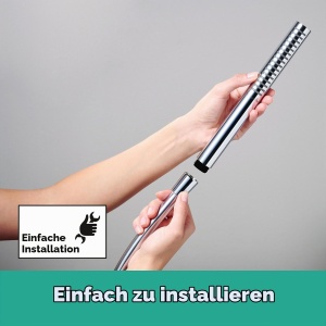 Dus cu maner hansgrohe Pulsify S, 7,9 lmin, crom, cu functie Antikalk - Img 3