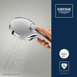 Dus cu trei tipuri de jet GROHE Vitalio Joy 120, crom, 7.9 lmin - Img 5