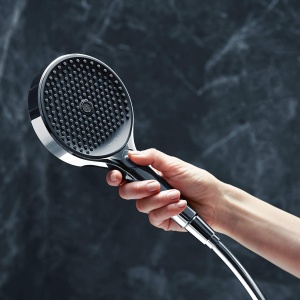Dus de dus hansgrohe Rainfinity 130 EcoSmart, 3 tipuri de jet, Crom - Img 7