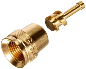 Duza de pulverizare GLORIA G-H 49-55, din alama, 1 mm, unghi 55 - Img 2