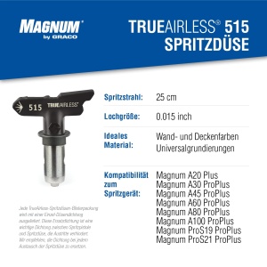 Duza spray Graco TRA515 TrueAirless 515, 25 cm, 0.015, pentru Magnum - Img 5