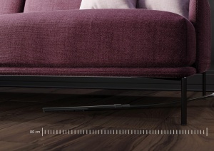 Duze super flache AEG AZE162, 80 cm lungime, 32 mm, flexibila, neagra - Img 2