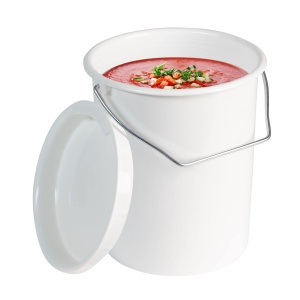 Eimer pentru alimente Westmark 3L, 2 bucati, plastic, alb - Img 3