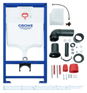 Element de instalare GROHE Rapid SL pentru WC suspendat, 1,13m, sistem complet montat - Img 8