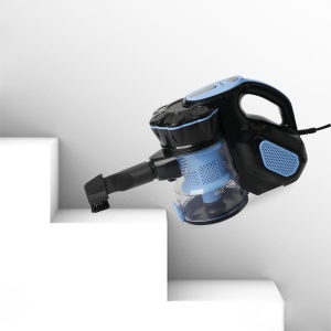 Emerio UVE-123109, aspirator Cyclone 2 in 1 aspirator portabil si de podea cu putere puternica de 600 wati, filtru HEPA, putere de aspiratie puternica de 17.000 Pa, lungime cablu de 5 m si tub telescopic reglabil, negru, W, 0,5 litri - Img 5