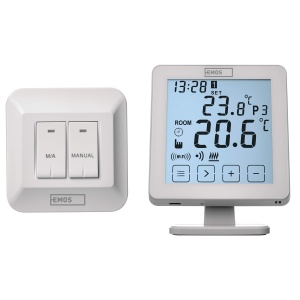 EMOS P5623 Termostat de camera WiFi/Termostat inteligent programabil pentru incalzire, sisteme de incalzire, sisteme de incalzire si racire a apei/Controler de temperatura a camerei cu control prin aplicatie Ios/Android, 15 x 96 x 96 mm - Img 4